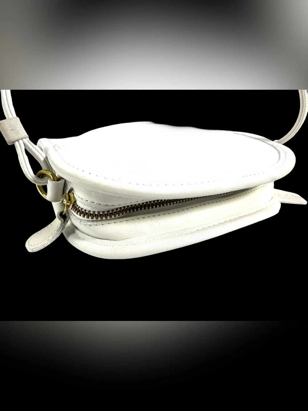 Coach White Leather Crossbody Bag